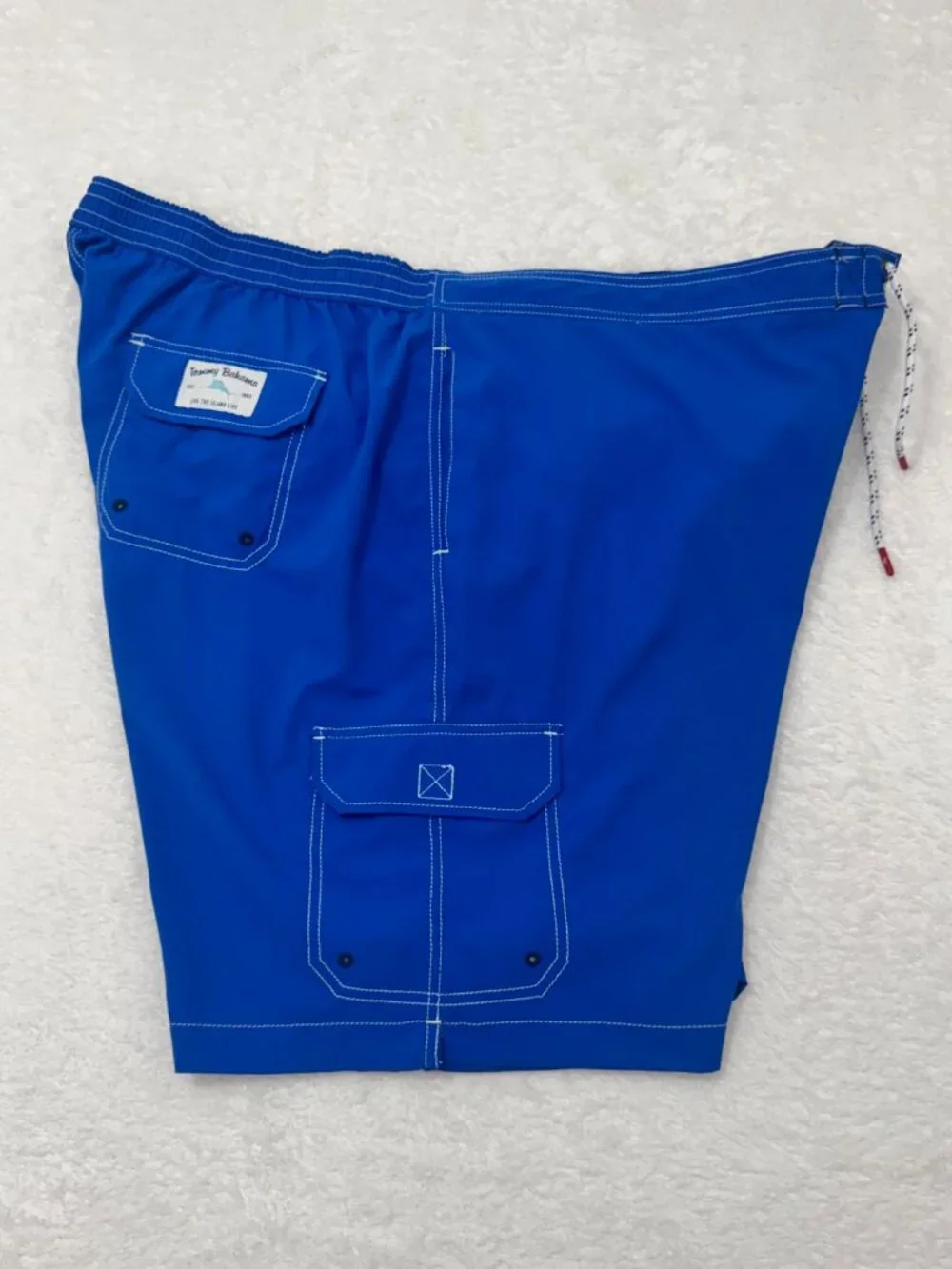 Tommy Bahama Men's 3XLB Blue Cargo Swim Trunks Board Shorts